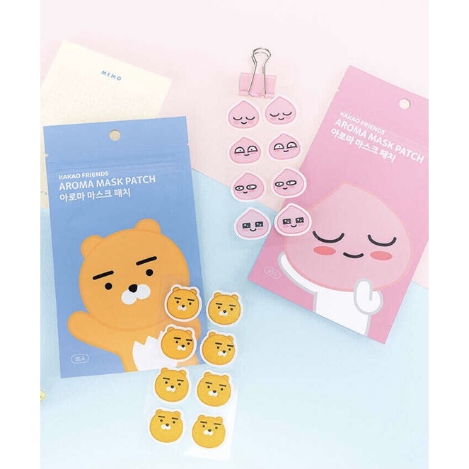 🇰🇷韓國代購 現貨 KAKAO FRIENDS口罩香氛貼 口罩貼片