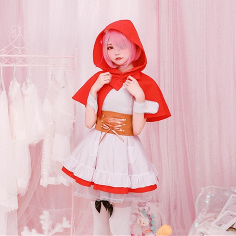 新品上市 從零開始的異世界生活拉姆雷姆蕾姆cos女仆小紅帽cosplay服裝 蝦皮購物