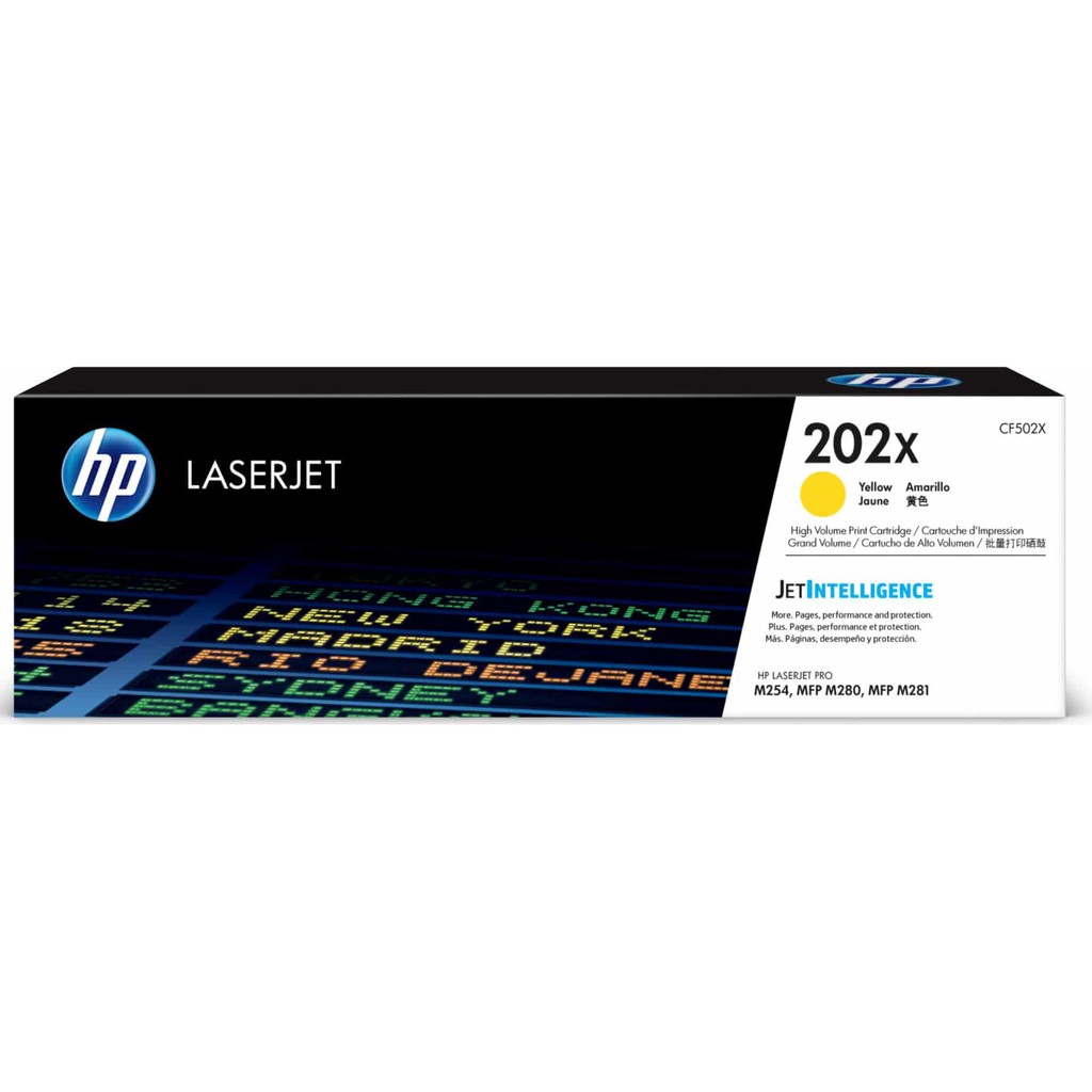 HP【免運+送$100禮券】CF502X (202X) 黃色 高容量 原廠碳粉匣 適用:M254/M281/M280