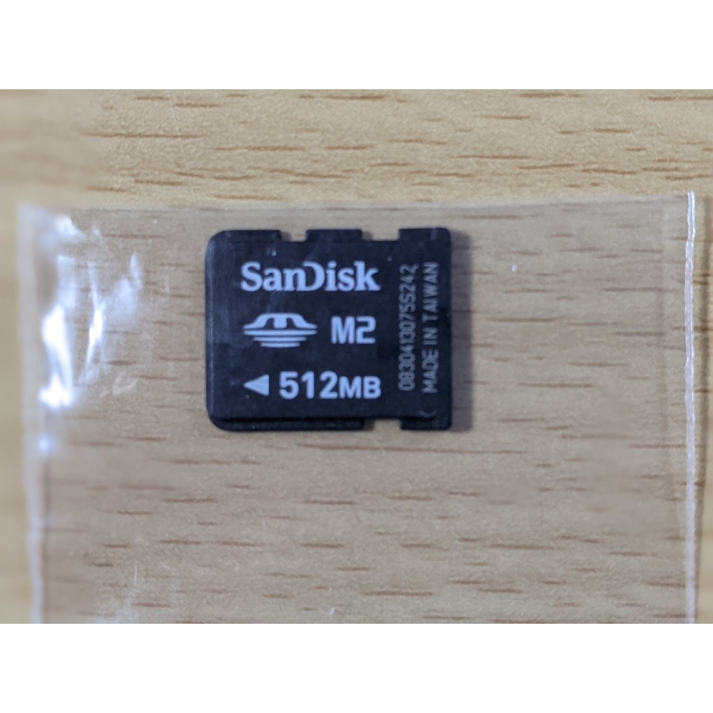 二手 SanDisk M2 512MB記憶卡 台灣製