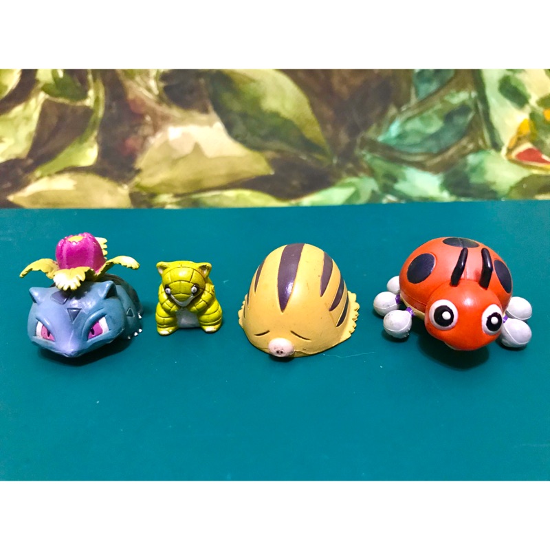 ⁉️蛇麼玩意ㄦ⁉️【老物】任天堂 TOMY 正版絕版初代 神奇寶貝 寶可夢Pokémon 妙蛙草 穿山鼠 小山豬 芭瓢蟲