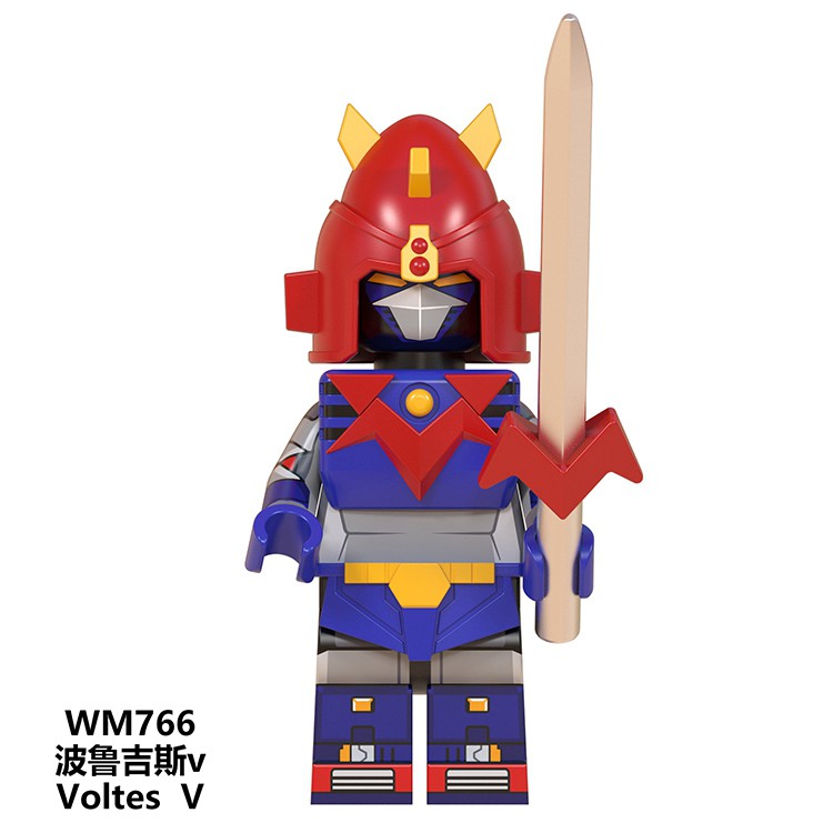 【積木班長】WM766波魯吉斯V波羅五號VOLTES動漫動畫機器人鋼彈人偶/相容積木