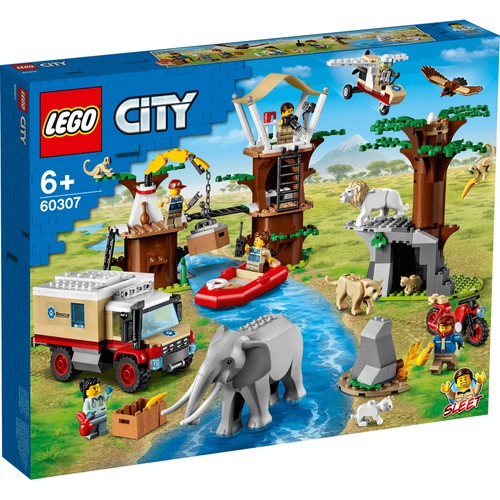 正版公司貨 LEGO 樂高 City系列 LEGO 60307 野生動物救援營