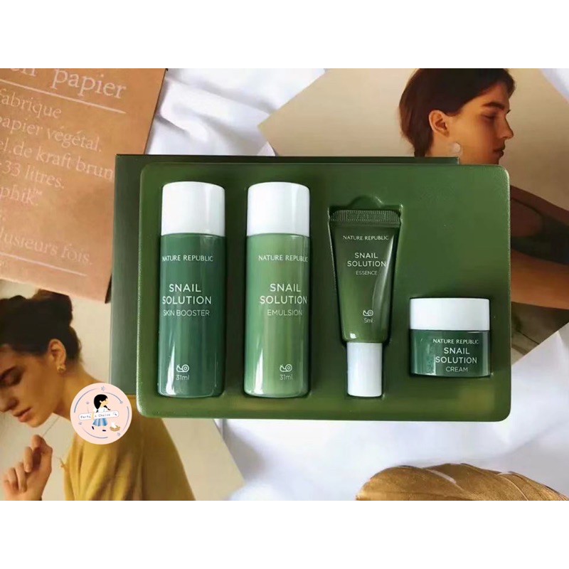 nature republic 蝸牛修復精華系列 旅行組套盒 蝸牛 修復 精華 旅行組