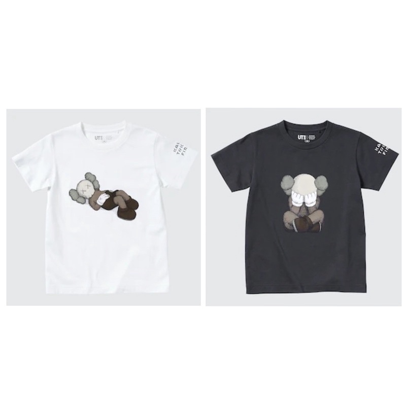 ✨現貨出清✨成功購買 日本🇯🇵 7/30發售KAWS x UNIQLO UT 最新聯名T恤小孩T恤親子裝 購物袋 帆布袋