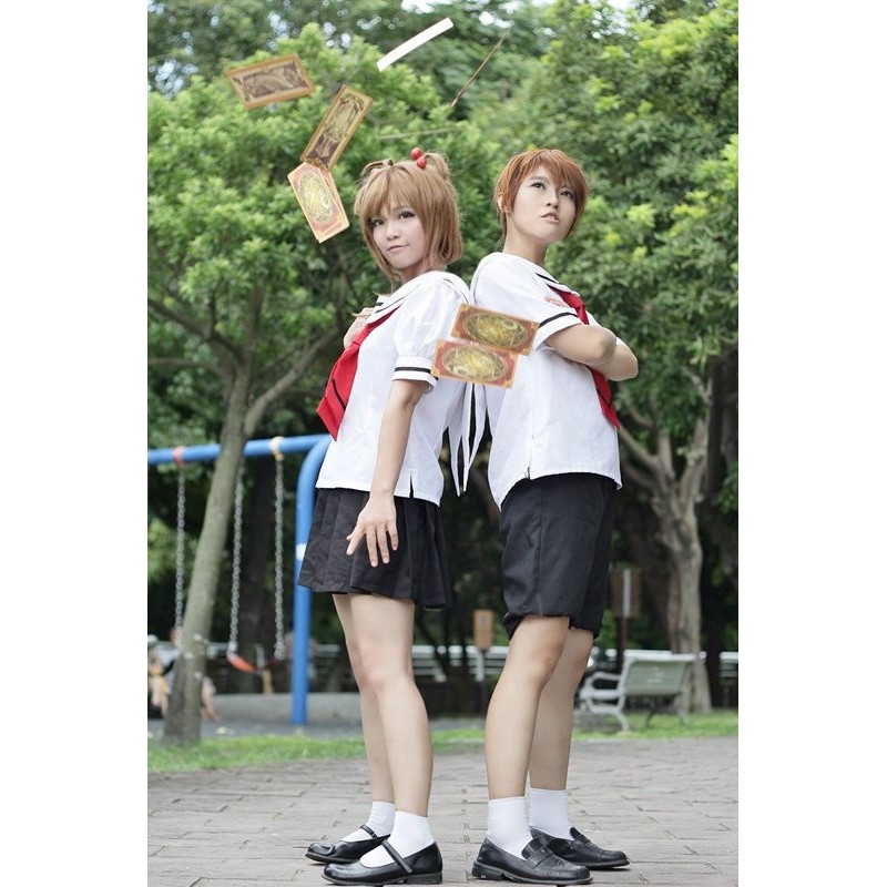 Cosplay便利屋 庫洛魔法使 友枝小學夏季制服出租 蝦皮購物