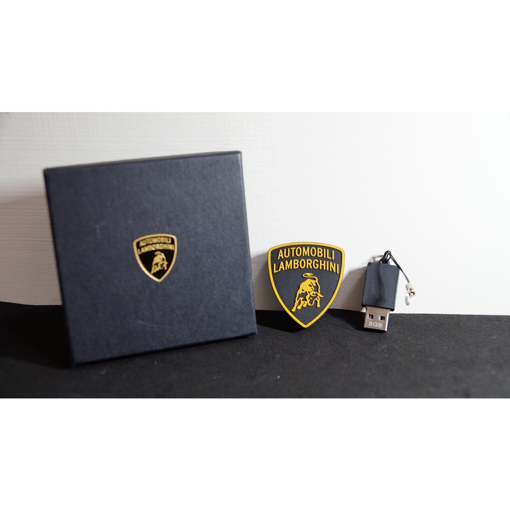 Lamborghini 藍寶堅尼 USB 8G 隨身硬碟 廠徽 Logo 精品