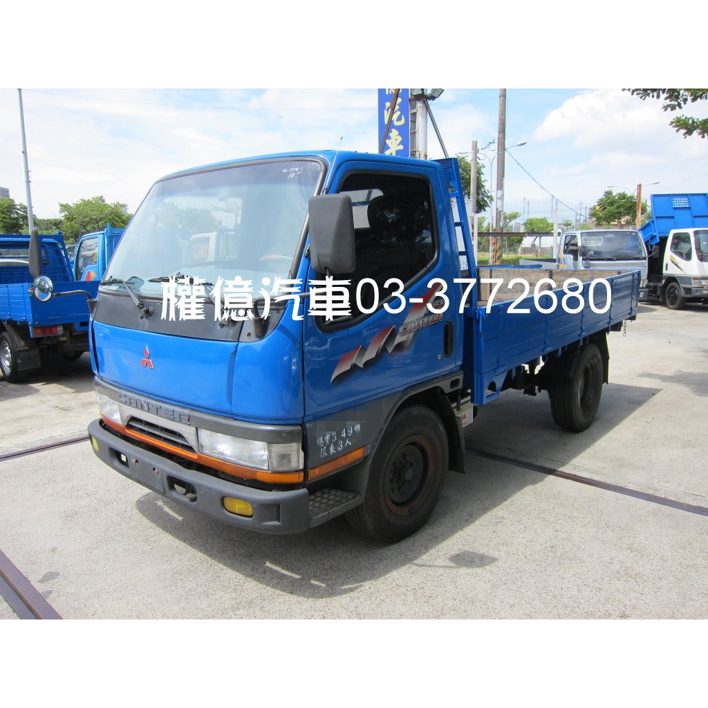中華堅達canter 三期4輪3噸半10尺半標準車斗木斗柴油貨車商用車中古車中華三菱桃園 蝦皮 Line購物