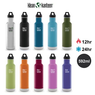 【美國Klean Kanteen】窄口不鏽鋼保溫瓶-592ml