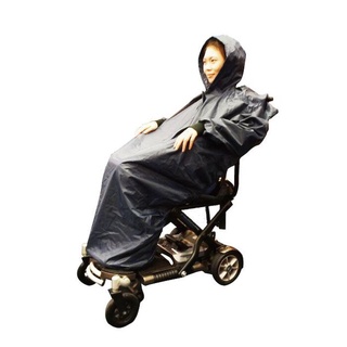 【海夫健康生活館】RH-HEF 銀髮族 有袖設計 輪椅用雨衣(ZHCN1732)