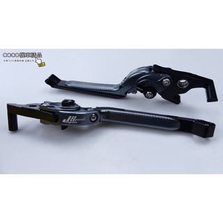 COCO機車精品 JS 七段可調式拉桿 附曲軸 可折 伸縮 煞車拉桿 煞車拉桿 X-MAX300 灰黑