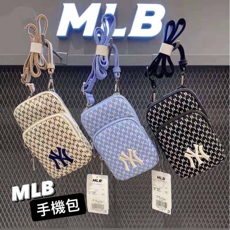 🇰🇷JILL 韓國代購 ✈️MLB 滿標 復古 老花 手機包 洋基 Monogram 韓國 MLB 專櫃代購