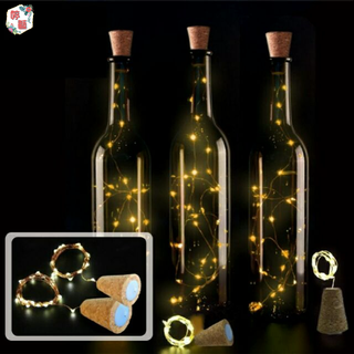 臺灣現貨 婷藝手作 酒瓶塞LED燈串(軟木塞頭.塑膠頭)~蝶古巴特 拼貼 彩繪 DIY 美勞 手作 材料包