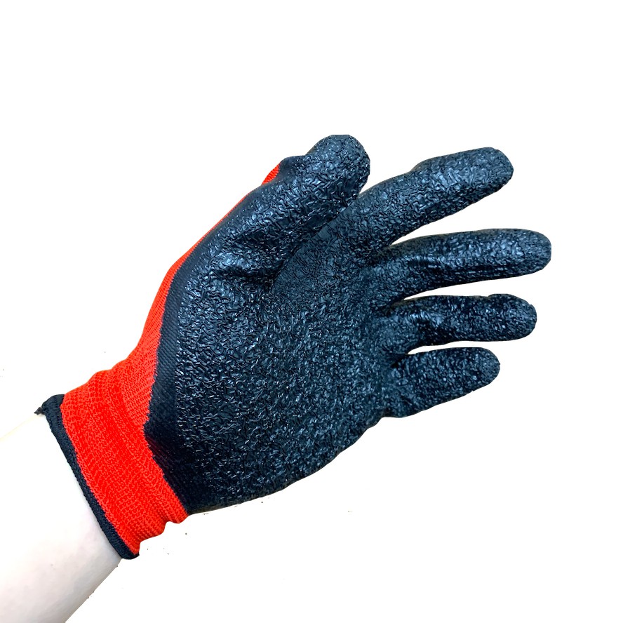 📡齊林 CpValue 皺紋黑乳膠手套 一雙最低可達16元 最高CP值 皺紋沾膠手套 限量優惠 沾膠手套 工作手套