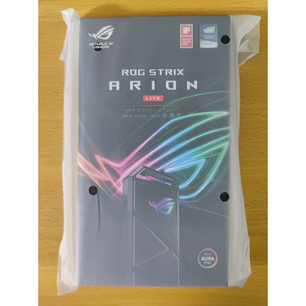 全新 台灣公司貨 ROG Strix Arion Lite M.2 NVMe SSD 外接硬碟盒