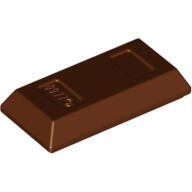 LEGO 樂高 紅棕色 巧克力 金條 Ingot Bar 99563 6261744