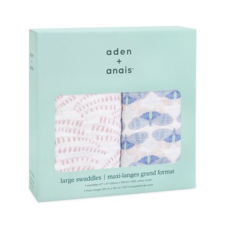 【aden＆anais】經典多功能包巾2入/翩翩起舞