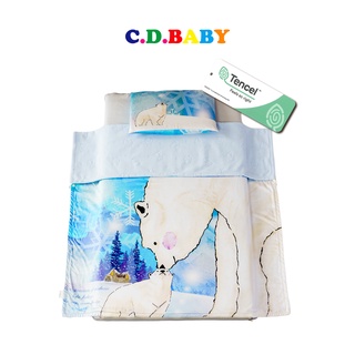 【C.D.BABY】天絲萊賽爾幼稚園午休三件組|被毯,床墊,枕頭|吸濕排汗抗菌防蟎|透氣防潮設計