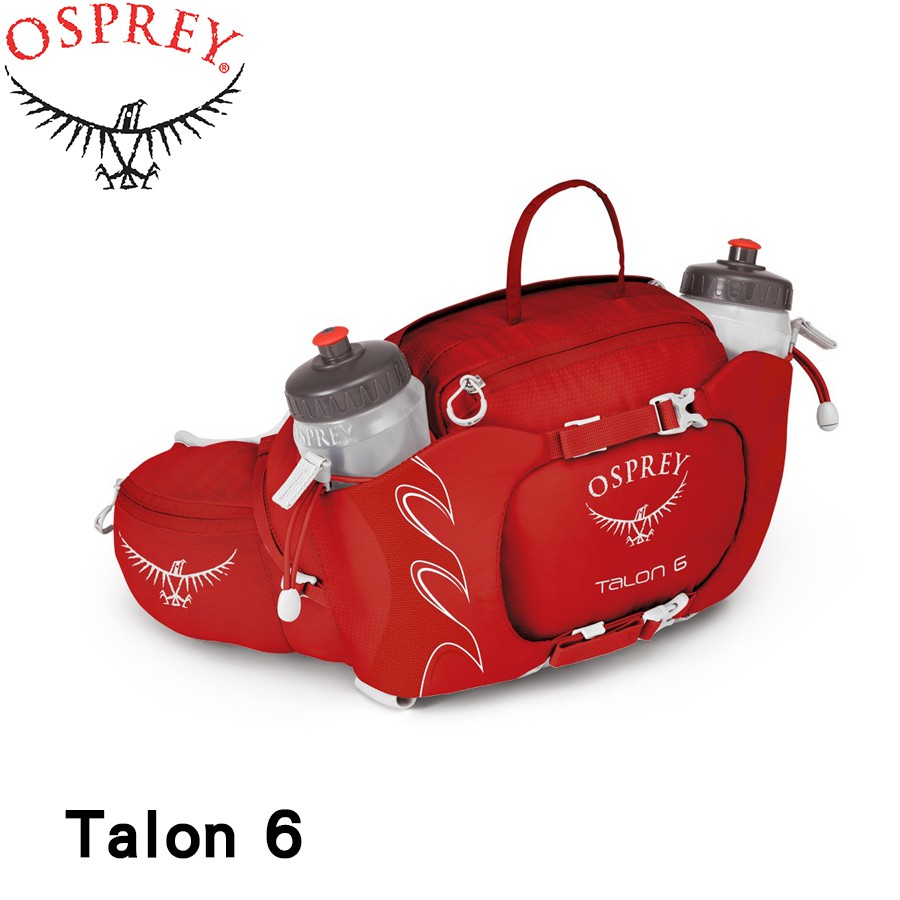 【OSPREY 美國 Talon 6 男款《馬丁紅》輕量腰包】Talon 6/輕量腰包/水袋/登山/健行/悠遊山水