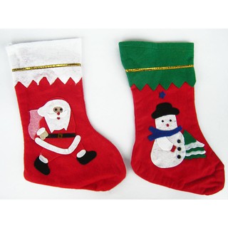 聖誕襪 禮物袋 耳掛式 不織布 立體貼畫 聖誕襪 耶誕襪 聖誕節道具