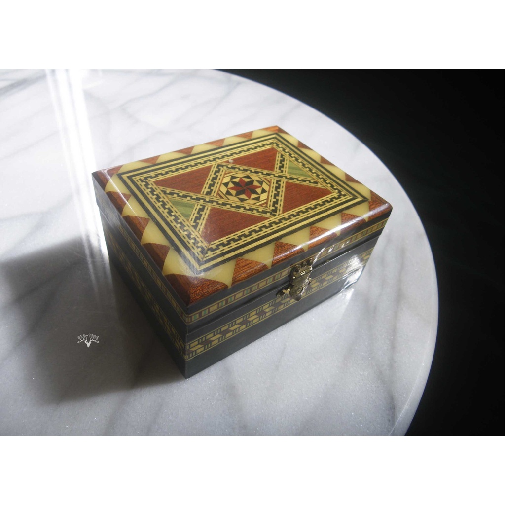 【老時光】早期二手西班牙珠寶收藏木盒