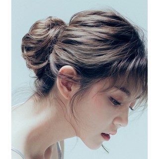 丸子頭 髮圈 全真髮 女假髮 - 包頭 氣質盤髮 御姊風格 5色【不然飾】OTPA