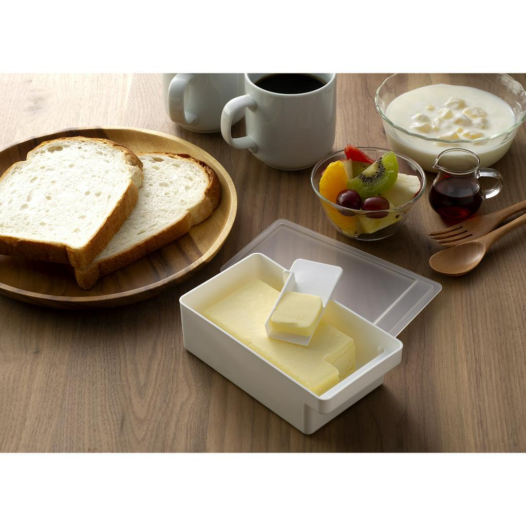 奶油保存盒 日本製 奶油切割保存盒 奶油收納盒 收納盒 冰箱收納盒