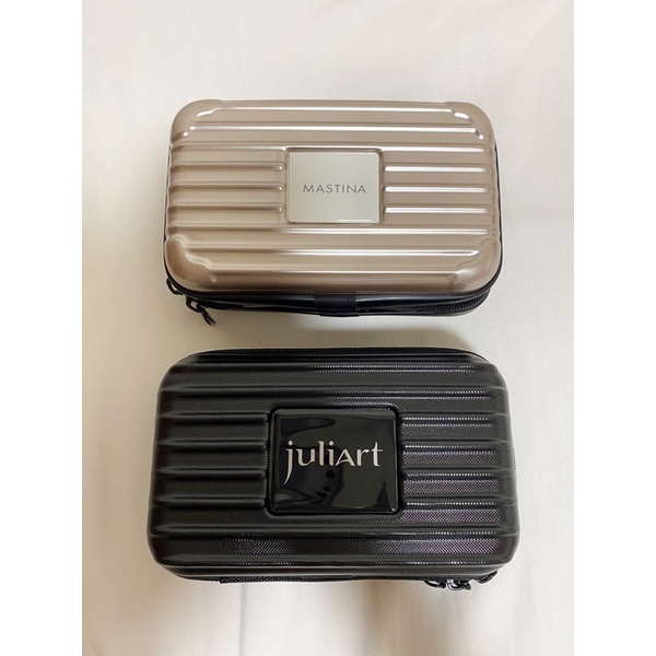 全新 專櫃品牌 迷你行李箱 化妝包 收納包 盥洗包 隨身包 防壓 防水 硬殼 3C包 Juliart Mastina