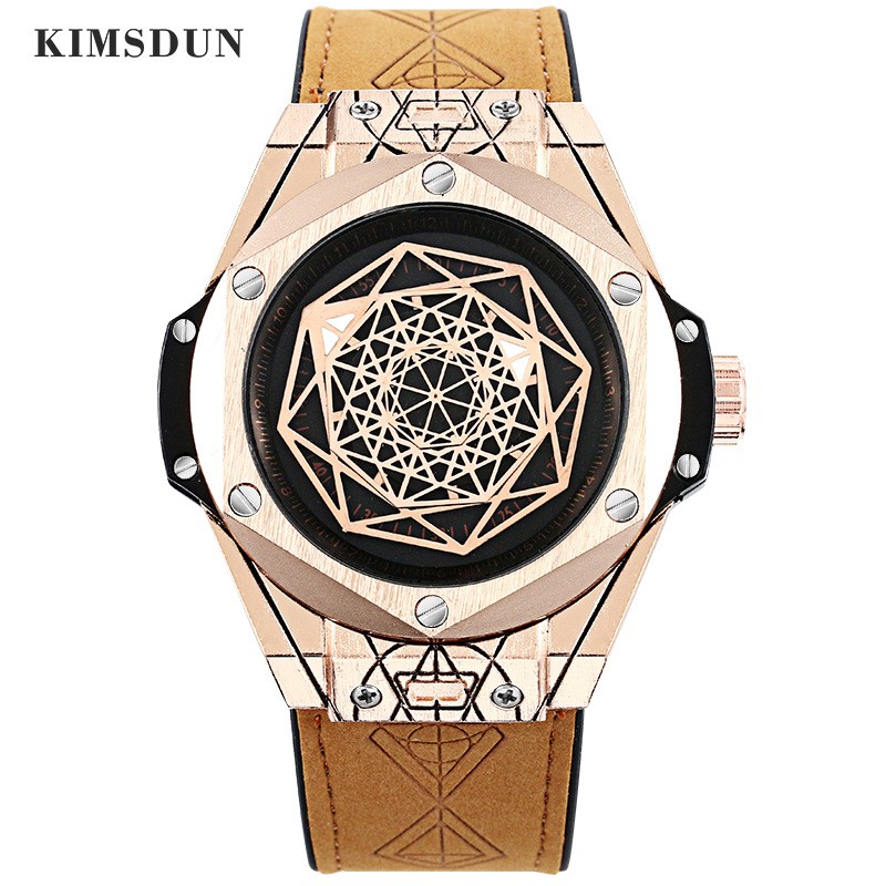 KIMSDUN/金詩頓 創意時尚潮流男士手表硅膠帶夜光運動全自動機械手表 man's watch