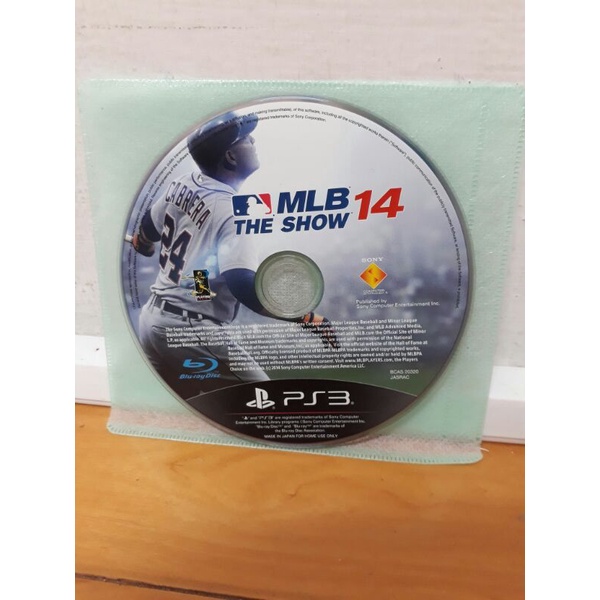 PS3 MLB THE SHOW 14 美國職棒大聯盟 英文版 (裸片)