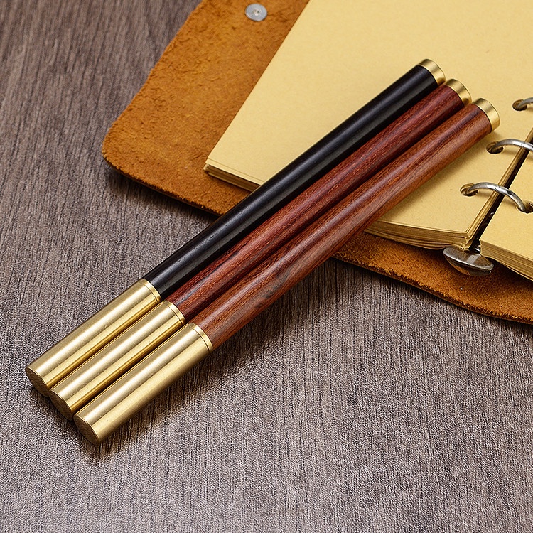 新款紅木 寶珠筆 金屬筆尾中性筆 簽字筆 黃銅 檀木筆 會議商務筆 小禮品 獎品筆 鋼筆 金屬筆