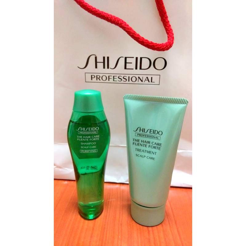 全新現貨正品 資生堂 旅行組 即期品出清  芳泉調理極淨洗髮精(洗髮乳)+護髮乳50ml  Shiseido 禮物
