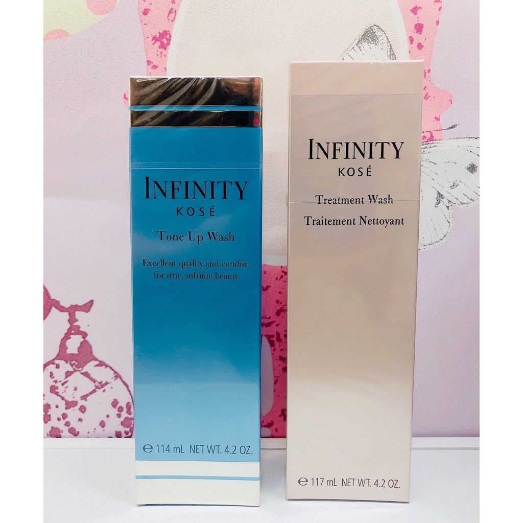 KOSE 高絲 INFINITY 無限肌緻 精潤洗顏霜 120G/澄光精潤洗顏霜120G