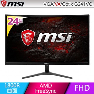 MSI Optix G241VC 曲面電競螢幕(24型/FHD/HDMI/VA)