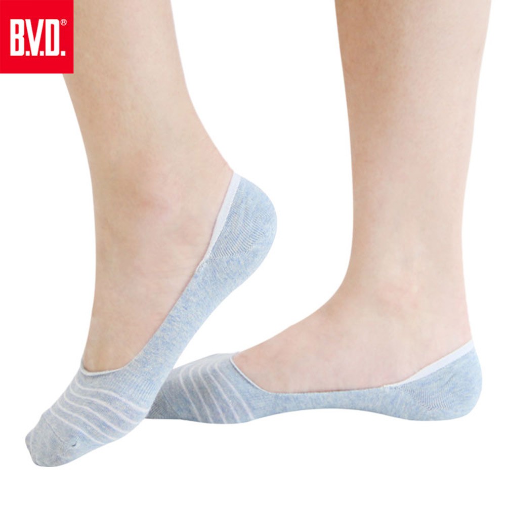 【BVD】簡約條紋休閒女襪套-B248 女襪 襪子 隱形襪