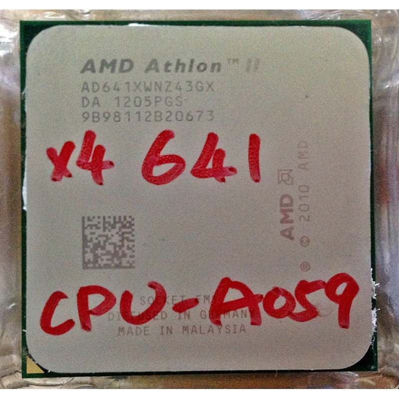 【冠丞3C】AMD X4 641 四核 FM1腳位 CPU 處理器 CPU-A059