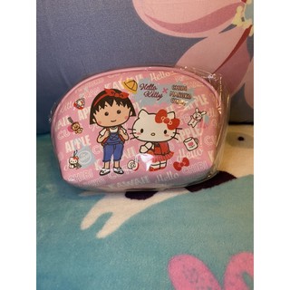 五折商品✨櫻桃小丸子&hello kitty萬用收納包✨有雷標唷😍