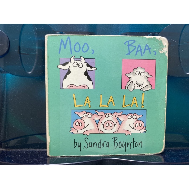 （英文繪本.童書）Moo, Baa, Lalala．Sandra Boynton ．Board book．英文硬頁書