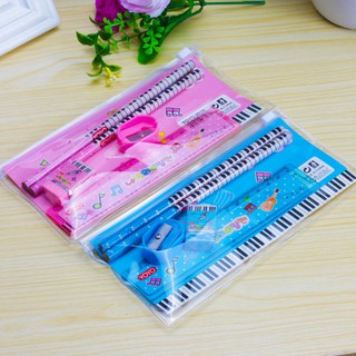音符鍵盤透明筆帶/萬用帶/收納袋/鉛筆袋/開學用品