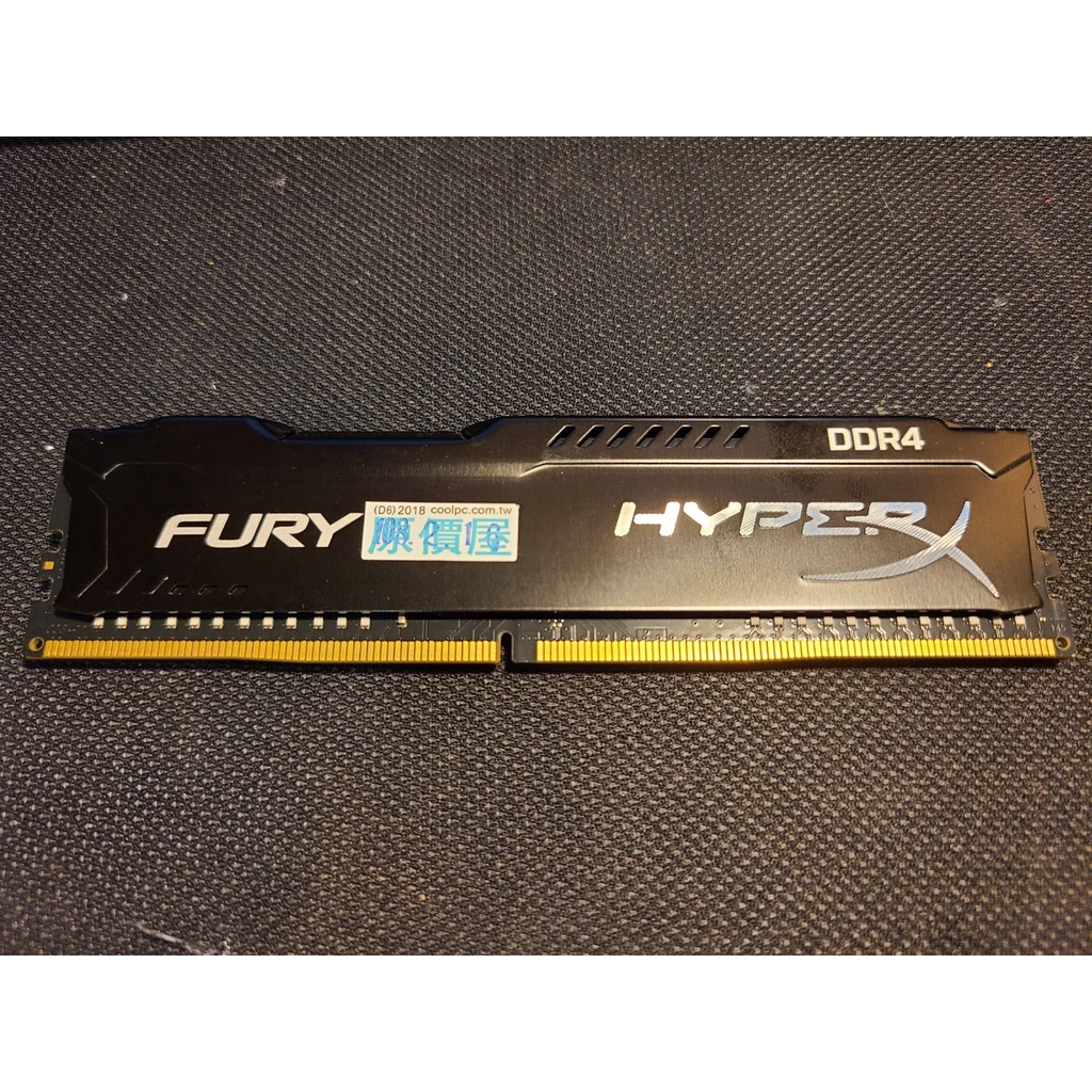 二手 Kingston 金士頓 HyperX FURY DDR4-3200 8GB 記憶體
