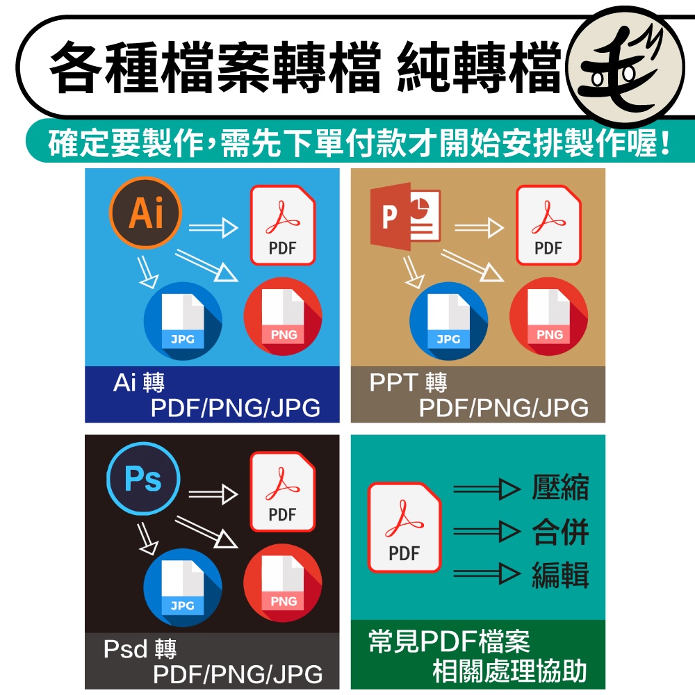 檔案轉檔word轉pdf Ppt轉word Ppt轉png Word轉jpg Pdf壓縮 蝦皮購物