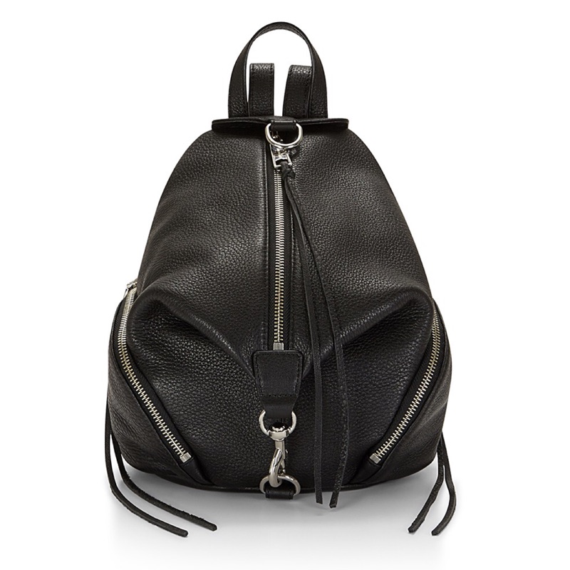 medium rebecca minkoff  Julian backpack 銀鍊 中 後背包 現貨