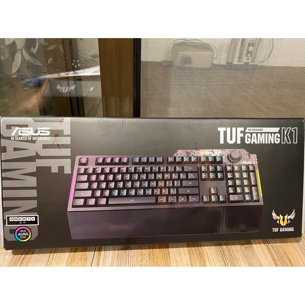 華碩 ASUS TUF GAMING K1 RGB 電競鍵盤