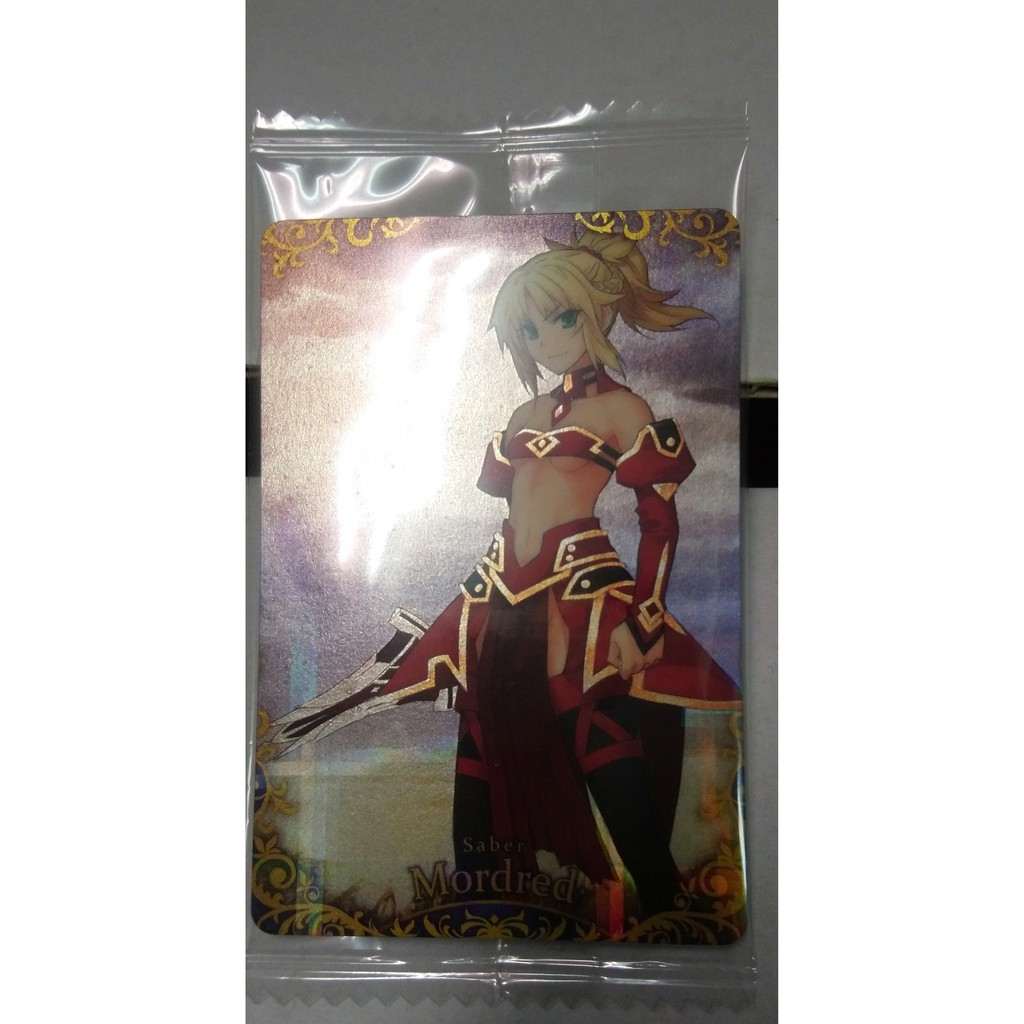Fate Grand Order Fgo 威化餅餅卡收藏卡食玩第五彈莫德雷德童謠羅賓漢茨木童子邢部姬 蝦皮購物