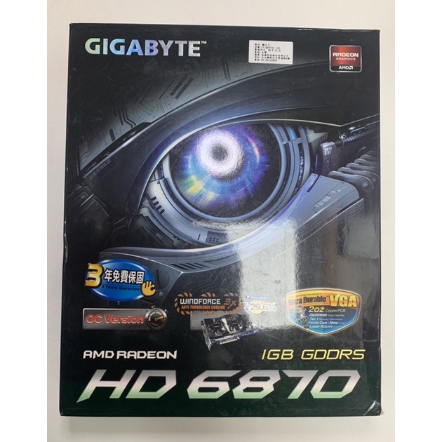 GIGABYTE技嘉 AMD readon HD 6870