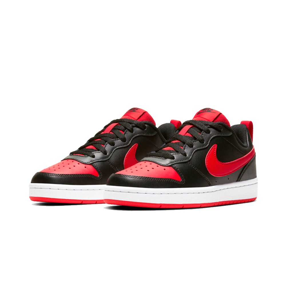 NIKE 女 COURT BOROUGH LOW 2 (GS) 流行 休閒經典復古鞋-BQ5448-007 廠商直送