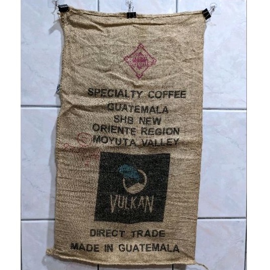 二手咖啡麻布袋-瓜地馬拉 vulkan coffee