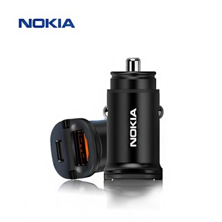 NOKIA P6101N 42.5W typeC/USB PD+QC 2孔車用充電器 車充 車用擴充 蝦皮直送 現貨