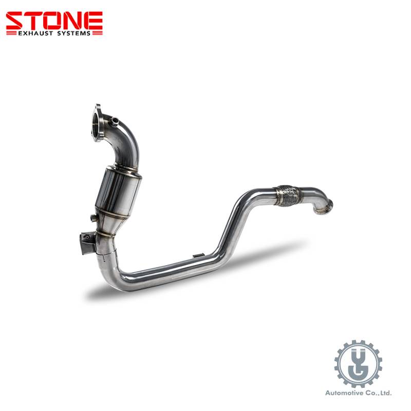 STONE巨石｜Benz CLA250｜Eddy Catalytic Downpipe M270｜排氣管【YGAUTO】