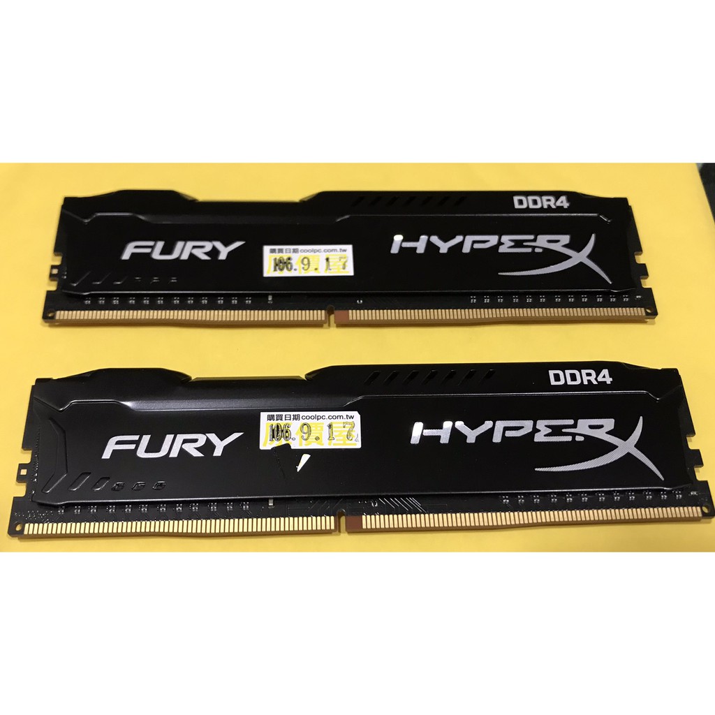 kingston DDR4-2666 HyperX FURY(黑) 8G*2